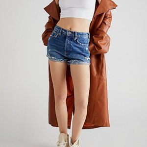 Free People "Lasso" Denim Shorts (26) NWT